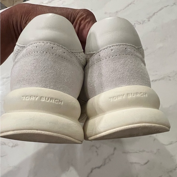 Tory Burch White Sneakers-Size 11 - Picture 6 of 11